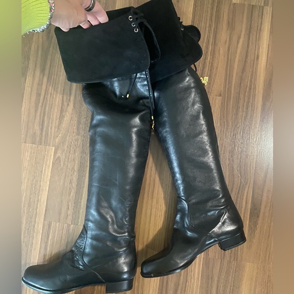 Escasda leather thigh high boots, brand new, size 37 - Picture 2 of 10